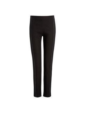 Joseph Gabardine Lenny Stretch pants leggings black with white stitching
